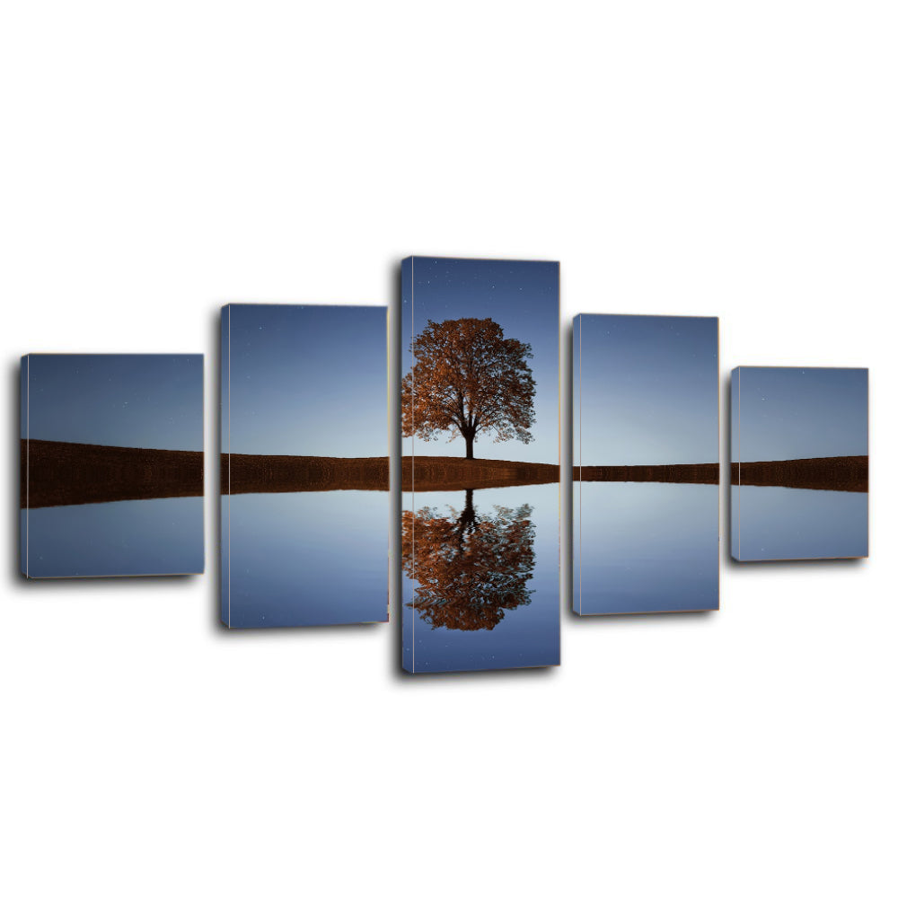 Tree Lake Canvas Prints Wall Art Home Decor - Canvas Print Sale