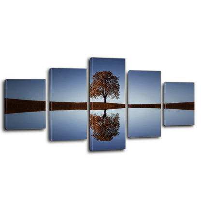 Tree Lake Canvas Prints Wall Art Home Decor - Canvas Print Sale