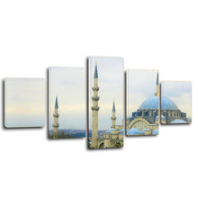 Load image into Gallery viewer, Istanbul Cami Islam Turkey Dome City Canvas Prints Wall Art Home Decor - Canvas Print Sale