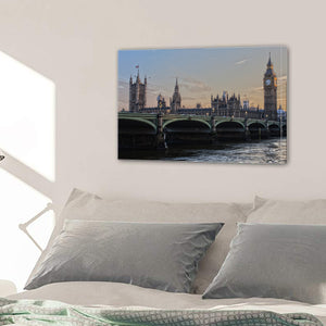 UK Parliament London England Ben Ben Westminster Canvas Prints Wall Art Home Decor - Canvas Print Sale