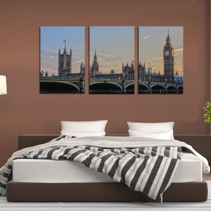 UK Parliament London England Ben Ben Westminster Canvas Prints Wall Art Home Decor - Canvas Print Sale