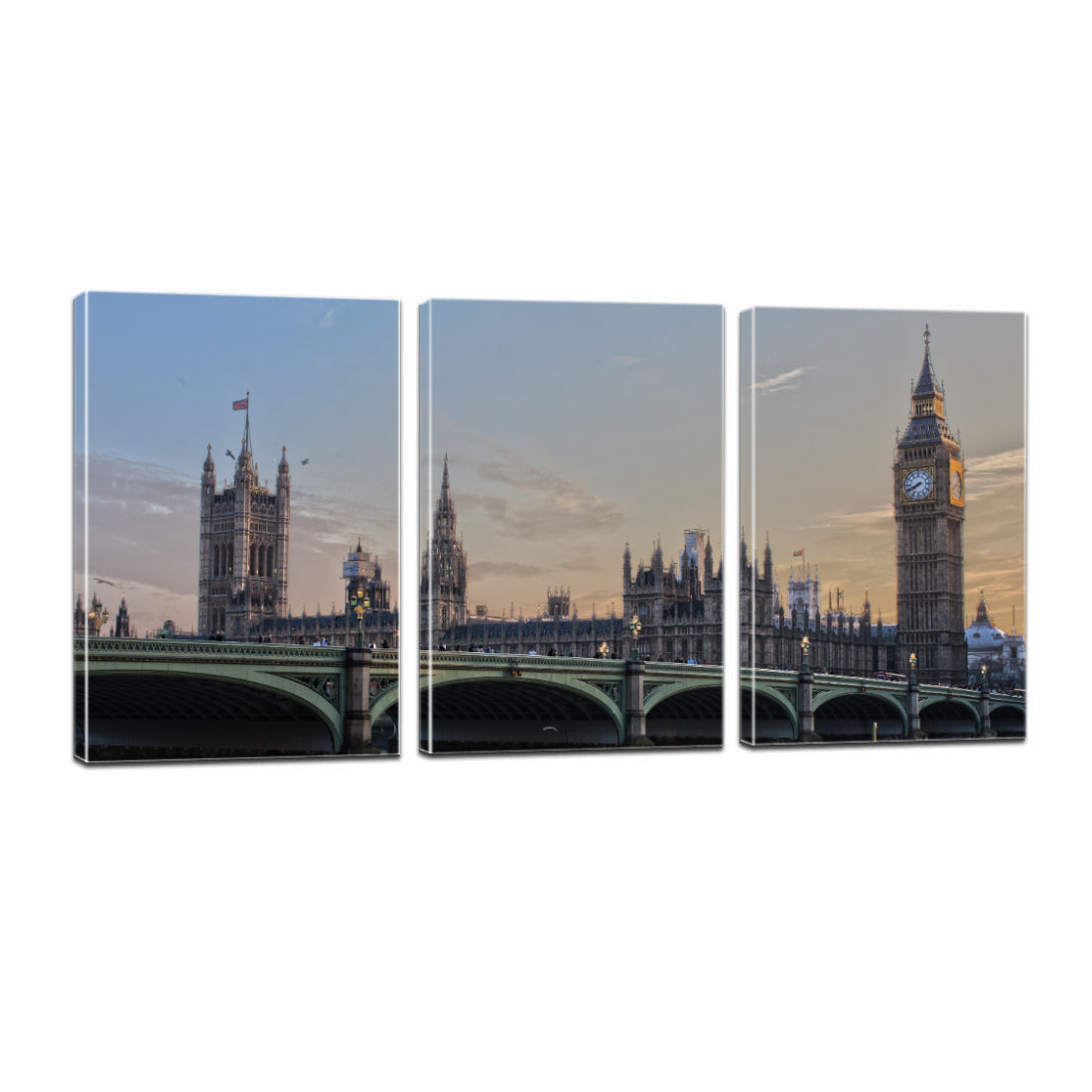 UK Parliament London England Ben Ben Westminster Canvas Prints Wall Art Home Decor - Canvas Print Sale