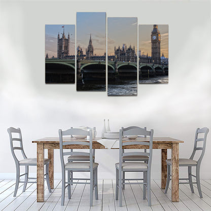 UK Parliament London England Ben Ben Westminster Canvas Prints Wall Art Home Decor - Canvas Print Sale