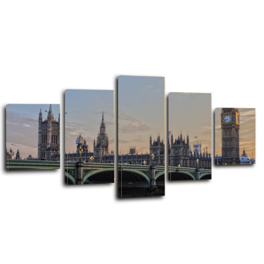 UK Parliament London England Ben Ben Westminster Canvas Prints Wall Art Home Decor - Canvas Print Sale