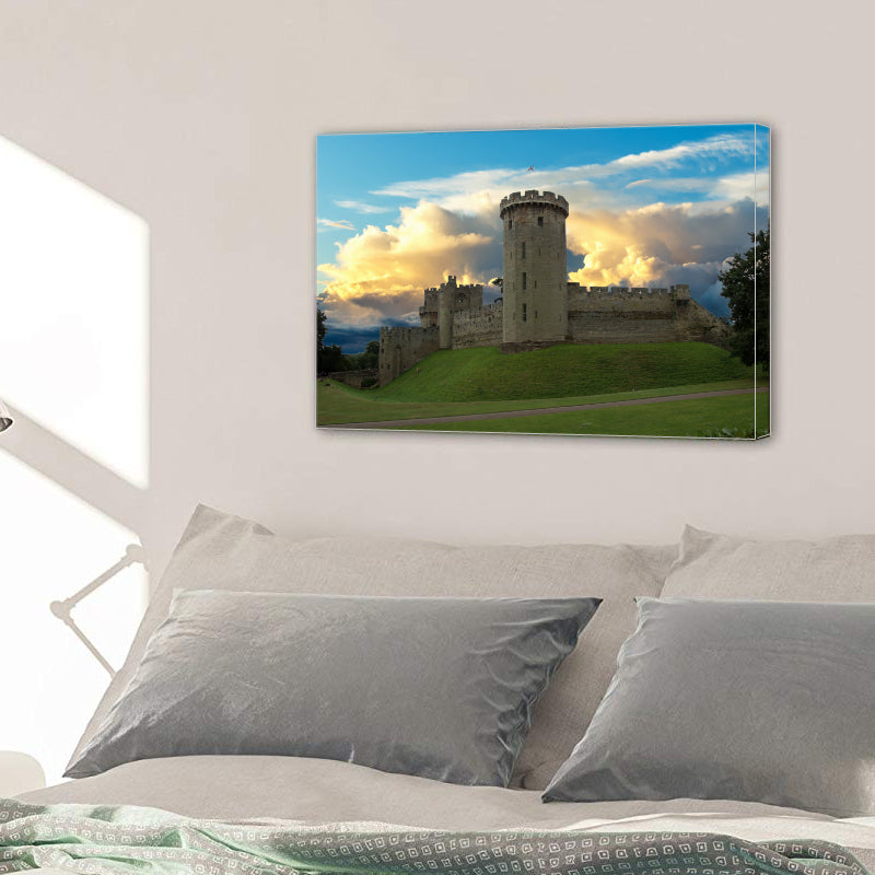 Warwick Castle Fort Heritage Tower Canvas Prints Wall Art Home Decor - Canvas Print Sale