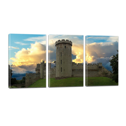 Warwick Castle Fort Heritage Tower Canvas Prints Wall Art Home Decor - Canvas Print Sale
