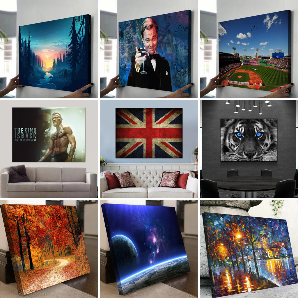 5 Photo Collage Canvas Landscape - Canvas Print Sale
