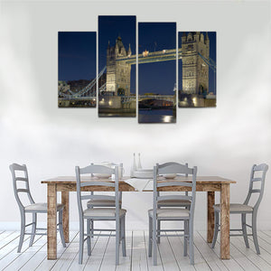 London Tower Bridge Night Canvas Prints - Canvas Print Sale