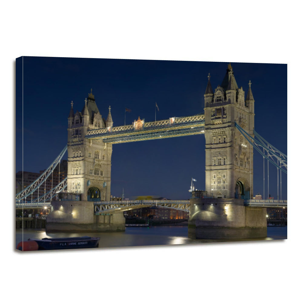 London Tower Bridge Night Canvas Prints - Canvas Print Sale